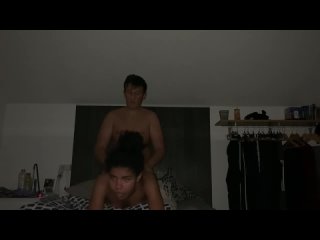 this young couple films porn together at home